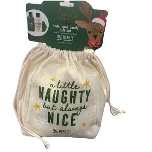 Mad Beauty Santa's Sack Bath And Body Gift Set Cotton Candy Scent